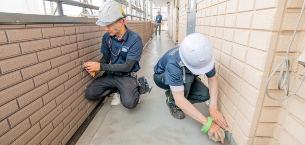 塗装工事の様子